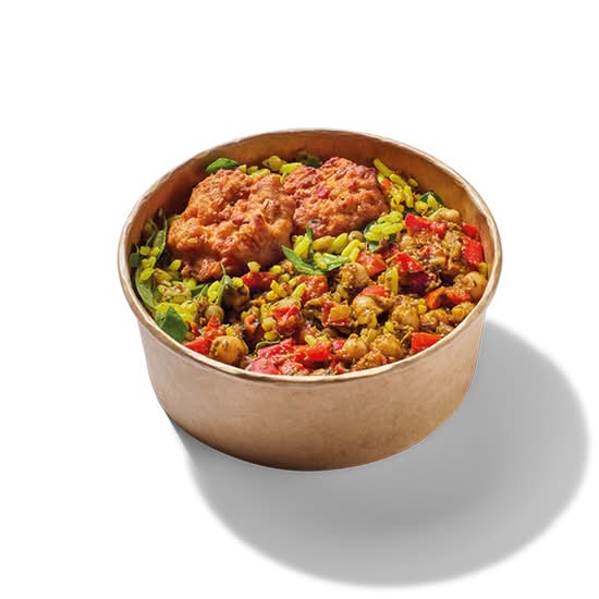 Sweet Potato Bhaji & Rice