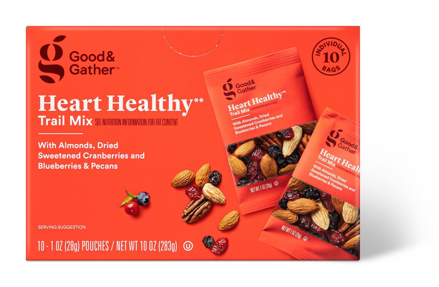 Good & Gather Heart Healthy Trail Mix (1 oz, 10 ct)
