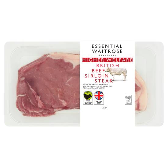 Essential Waitrose & Partners British Beef Sirloin Steak