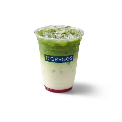 Strawberry Iced Matcha Latte