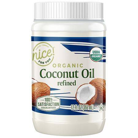 Nice! Organic Refined Coconut Oil (12 fl oz)