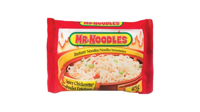 Nr Noodle Nouilles Instantanées Poulet Épicé 85g / Mr Noodles Instant Spicy Chicken 85g