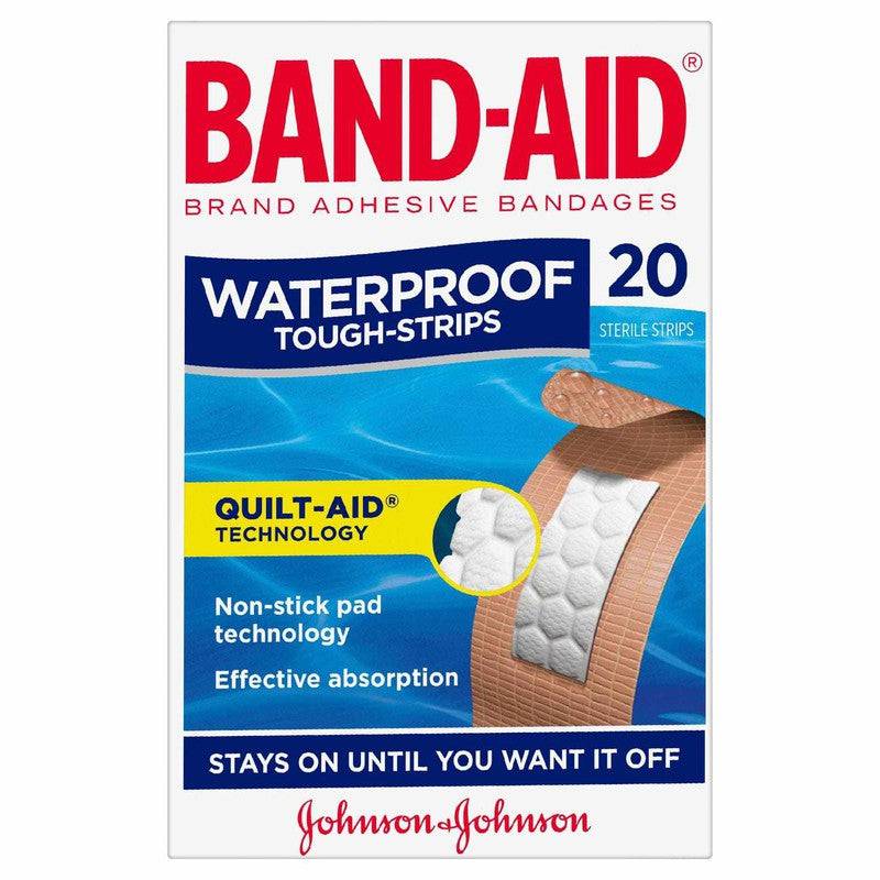 BANDAID Tough Strips W/P 20