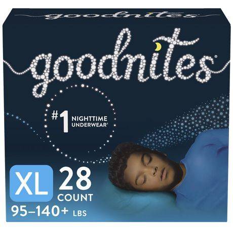 Goodnites Nighttime Underwear Boys Xl (28 units)