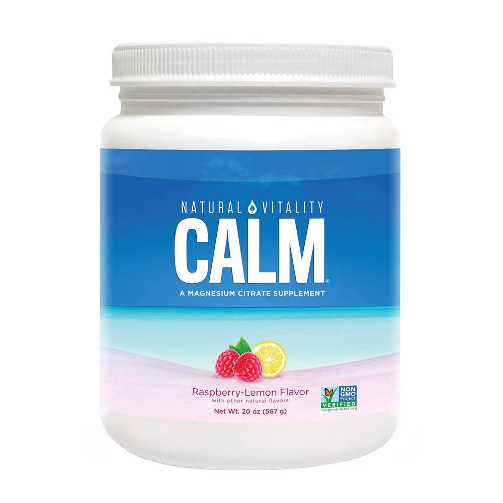 CALM Raspberry-Lemon Magnesium Citrate Supplement (1.25 lbs)