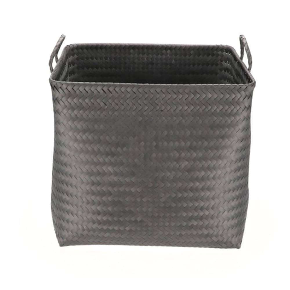 Origin 21 Polyethylene Baskets (17-in W x 18-in H x 20-in D) Black Polyethylene Basket | FSI-ME03