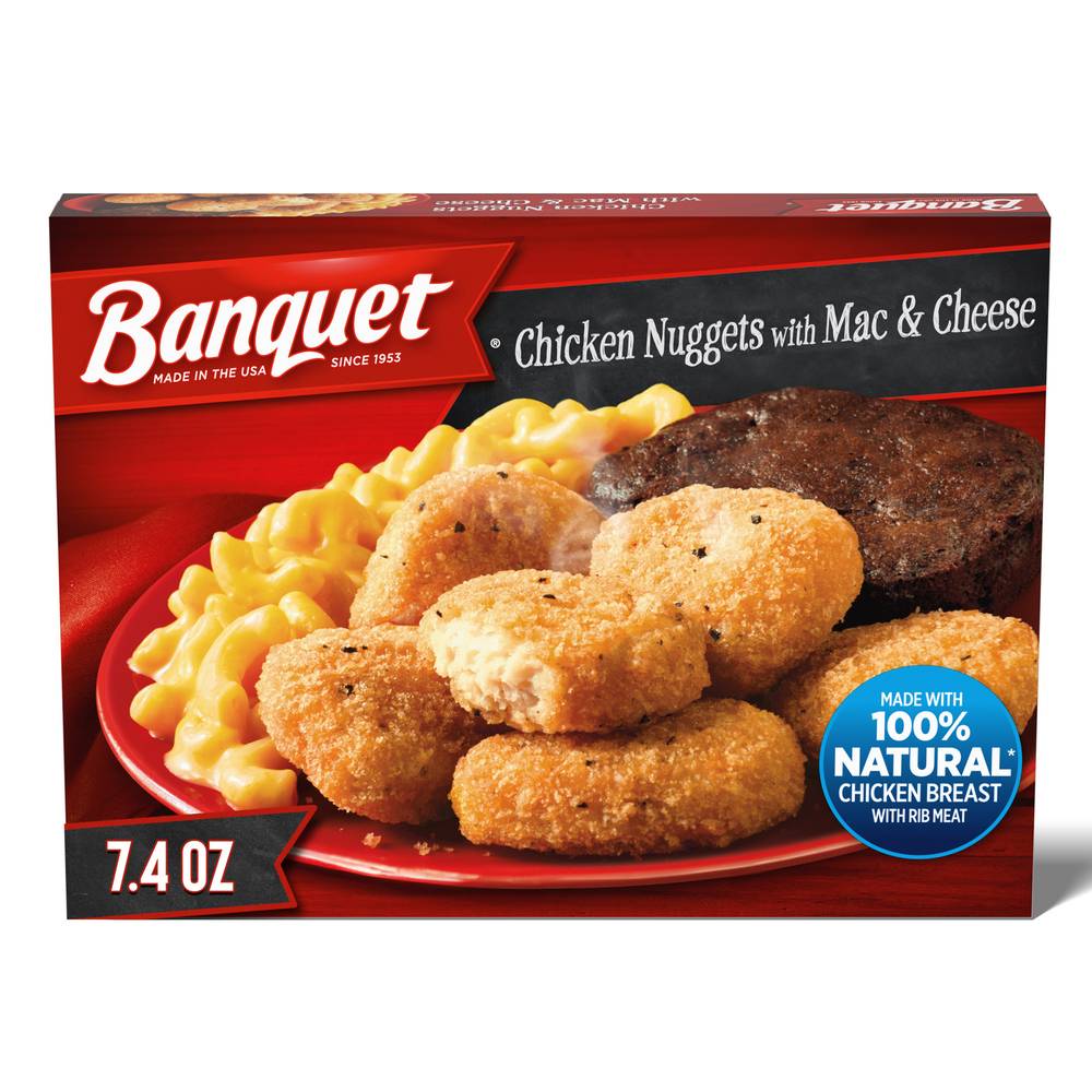 Banquet Chicken Nuggets With Mac & Cheese