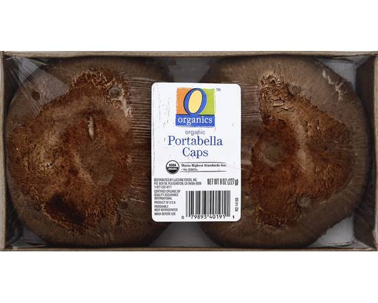 O Organics · Portabella Caps (8 oz)