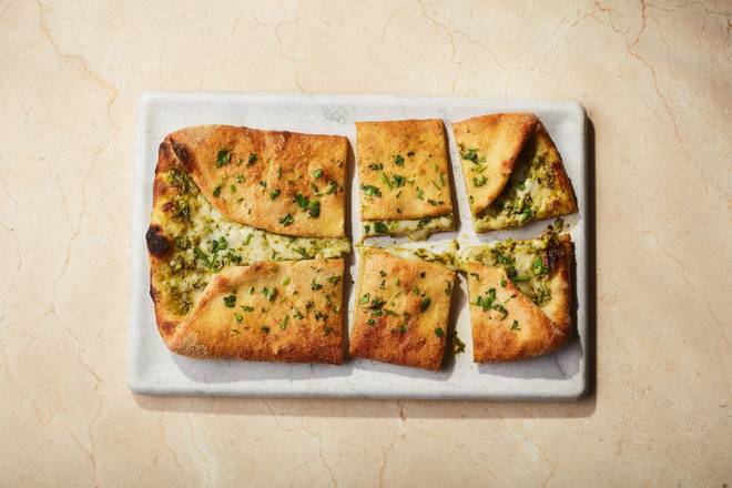 NEW Pesto Garlic Bread