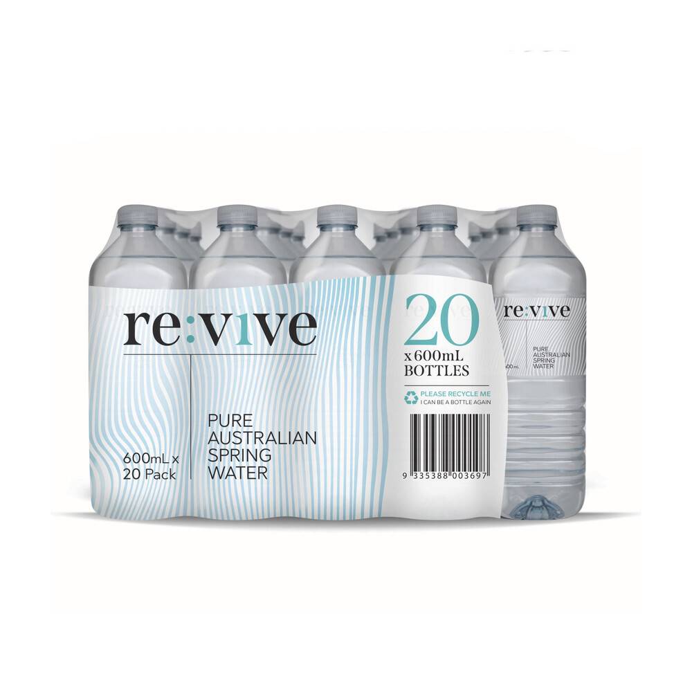Revive Spring Water 20x600mL 20 pack