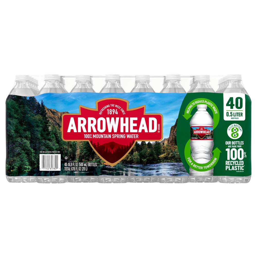 Arrowhead Water Spring Water (24 x 12 fl oz)