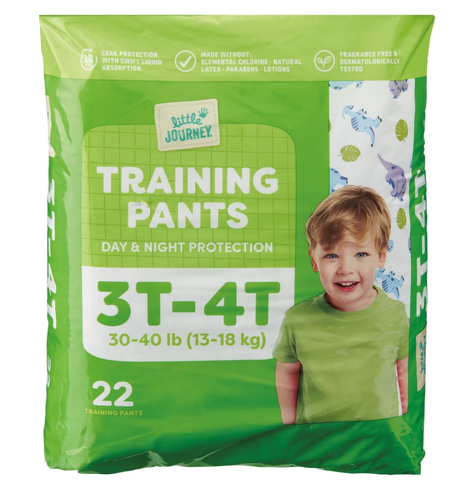 Little Journey Boys Training Pants, 3T-4T (22 ct)