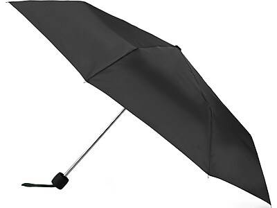 Totes Basic Ultra Mini Compact Manual Umbrella (black)
