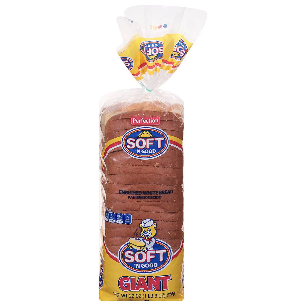 Soft 'N Good Giant White Enriched Bread (22 oz)