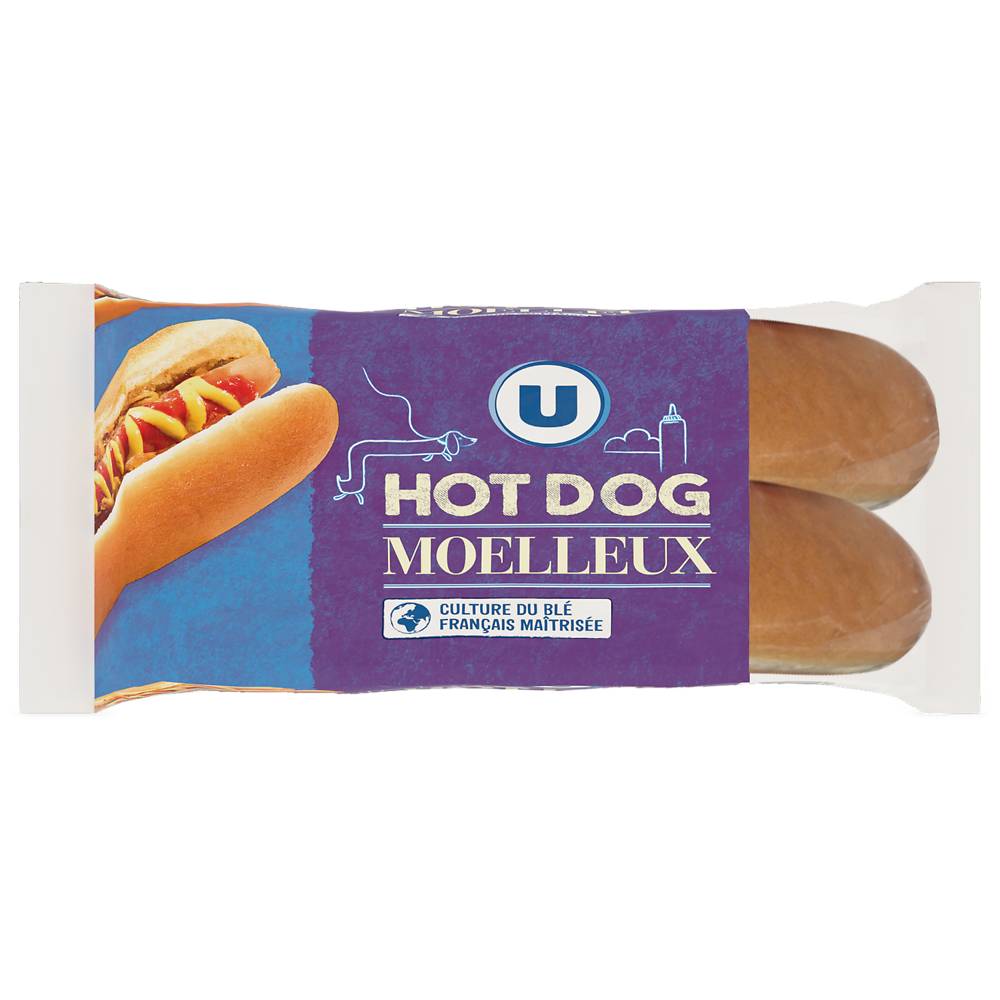 Les Produits U - Pain spécial hot dog