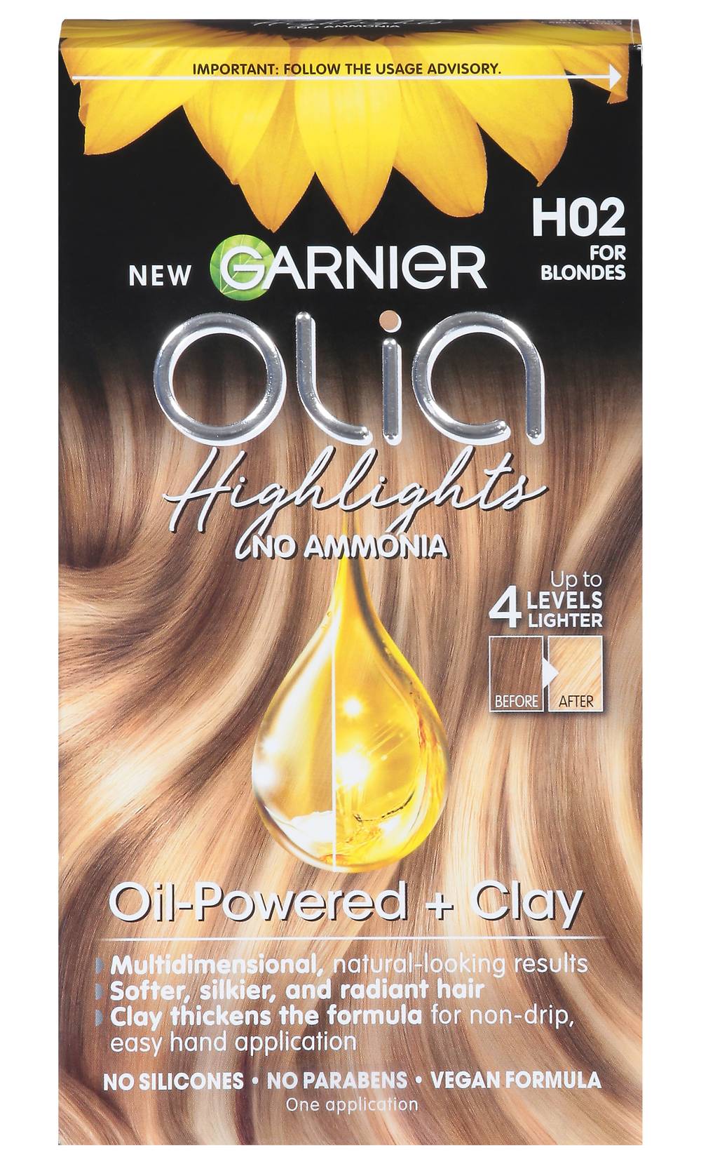Garnier Olia H02 Highlights For Blondes Hair Color