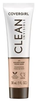 CoverGirl Clean Invisible Liquid Makeup Foundation, 109 Golden Ivory (1 fl oz)