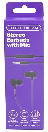 Infinitive Stereo Earbuds With Mic