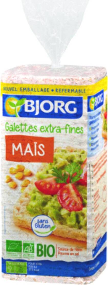 Bjorg galettes maïs extra-fines bio