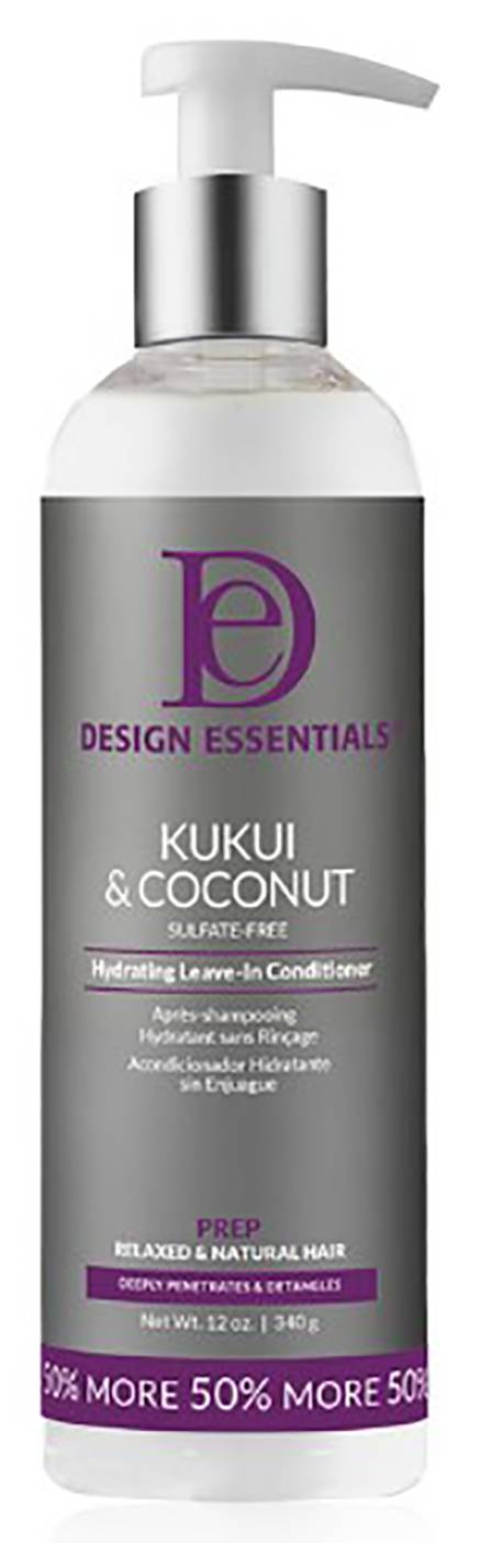 Design Essentials Kukui & Coconut Hydrating Leave-In Conditioner (12 oz)