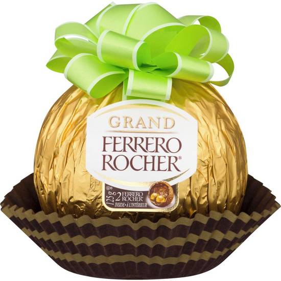 Grand rocher chocolat au lait noisettes FERRERO ROCHER moulage - 125g