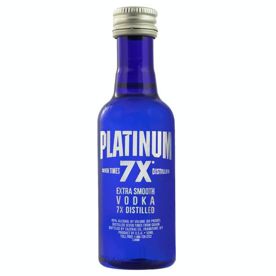 Platinum 7x Extra Smooth Vodka (50 ml)