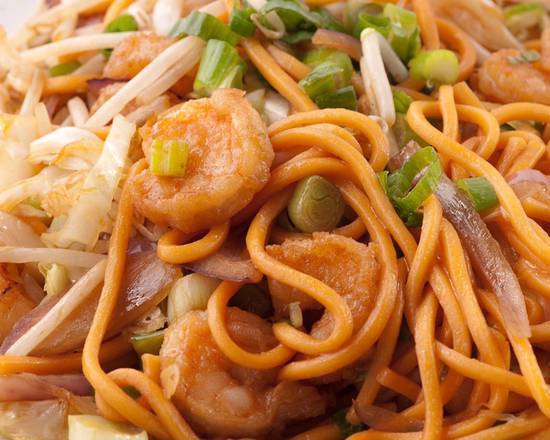Shrimp Chow Mein Noodles 虾炒面