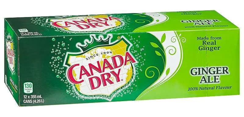 Canada Dry Ginger Ale 12x 355ml