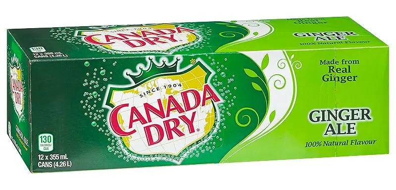 Canada Dry Ginger Ale 12x 355ml