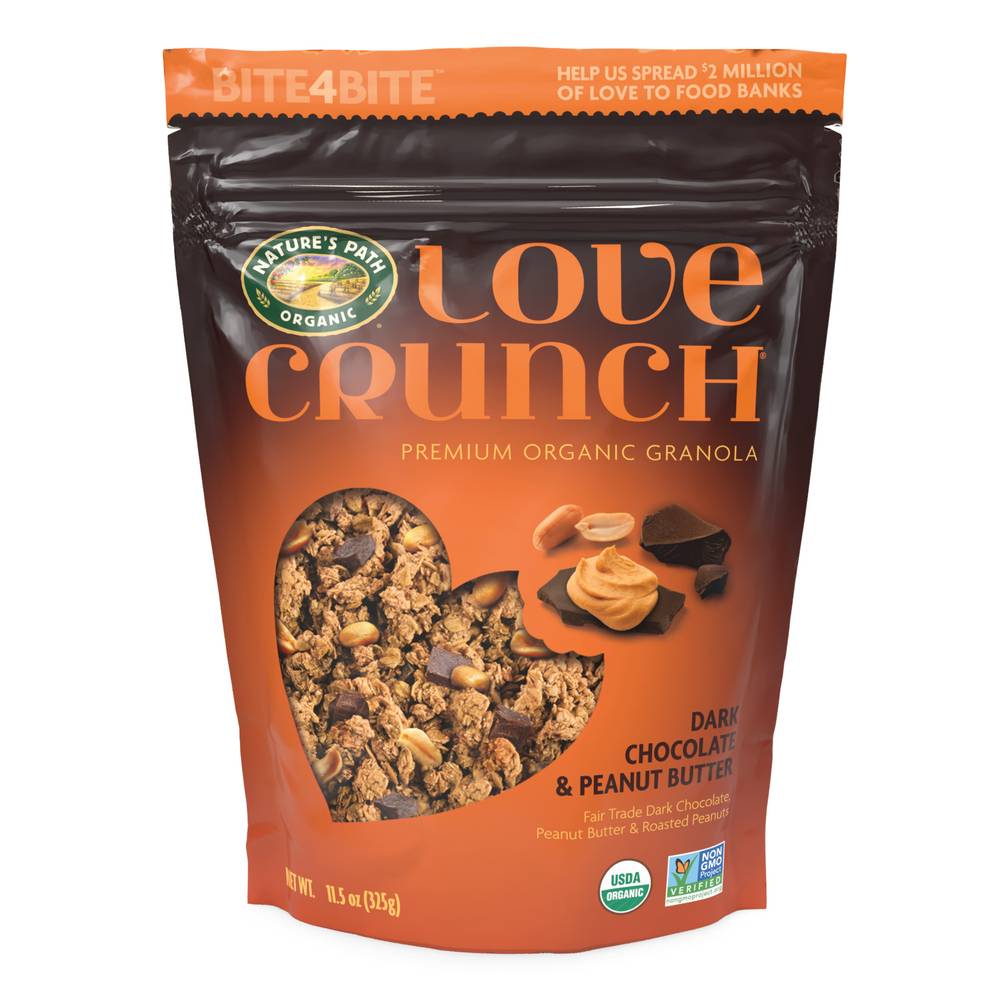 Nature's Path Love Crunch Dark Chocolate & Peanut Butter Granola (11.5 oz)