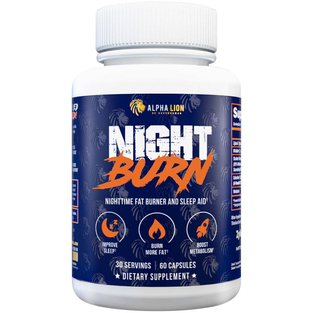 Night Burn Nighttime Fat Burner And Sleep Aid (60 Capsules)