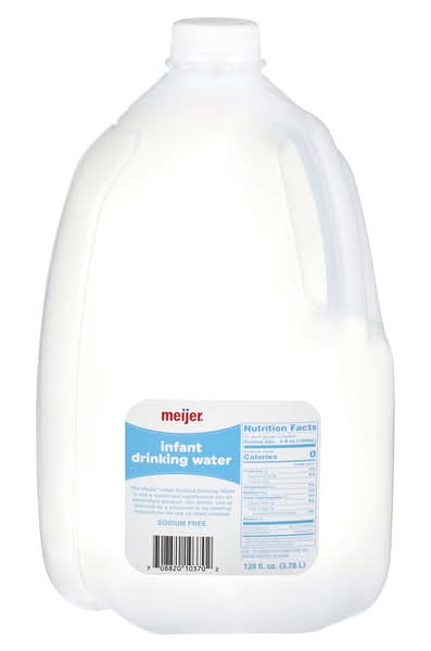 Meijer Infant Drinking Water 128 oz