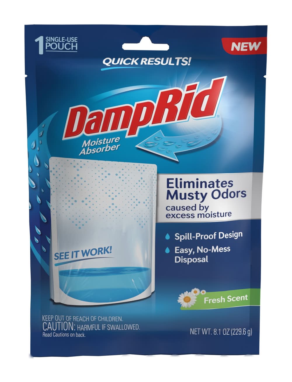 DampRid 8.1-oz Fresh Scent Pouch Moisture Absorber