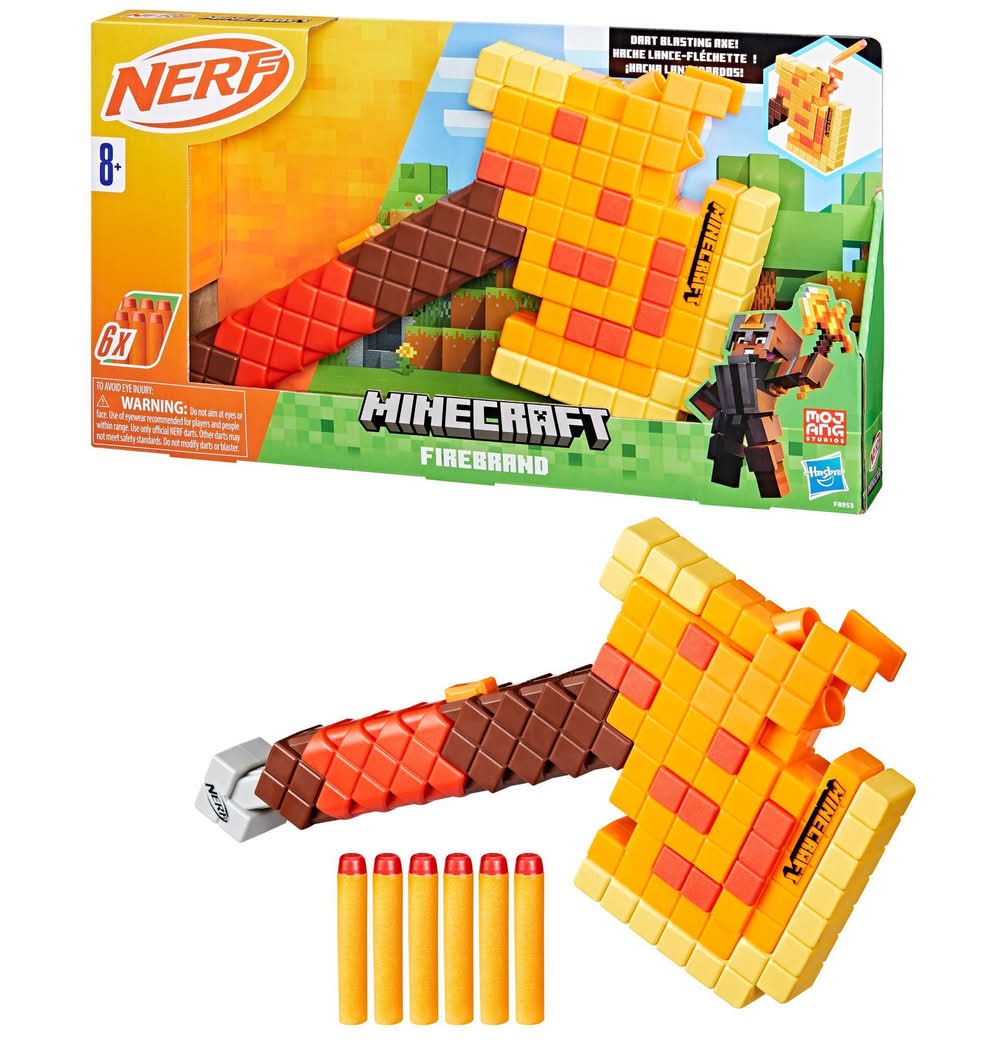Nerf Minecraft Firebrand Axe