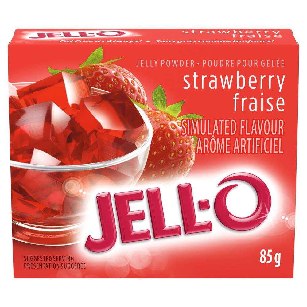 Jell-O Jelly Powder Strawberry (85 g)