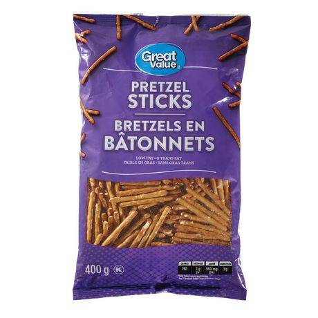 Great Value Pretzel Sticks (400 g)