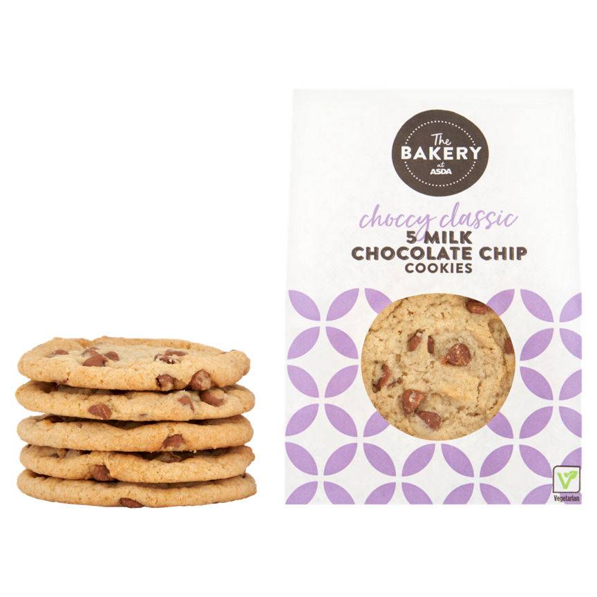 Asda Milk Chocolate Cookies 5pk