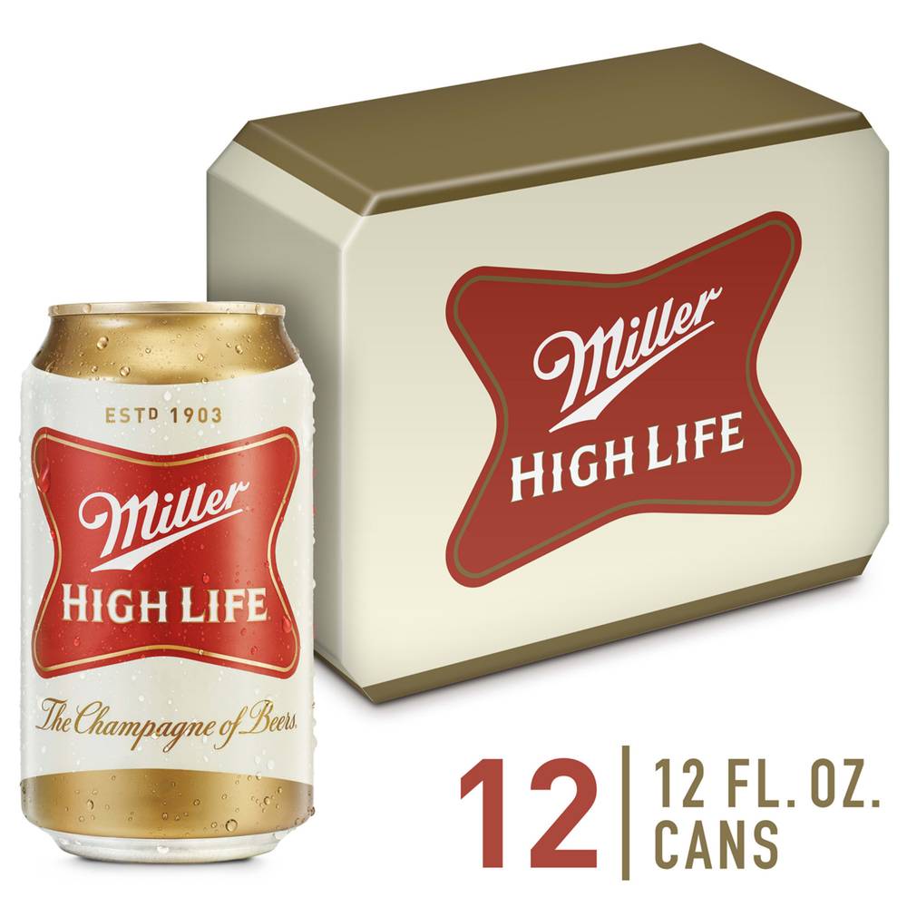 Miller High Life the Champagne Of Beer (12 pack, 12 fl oz)