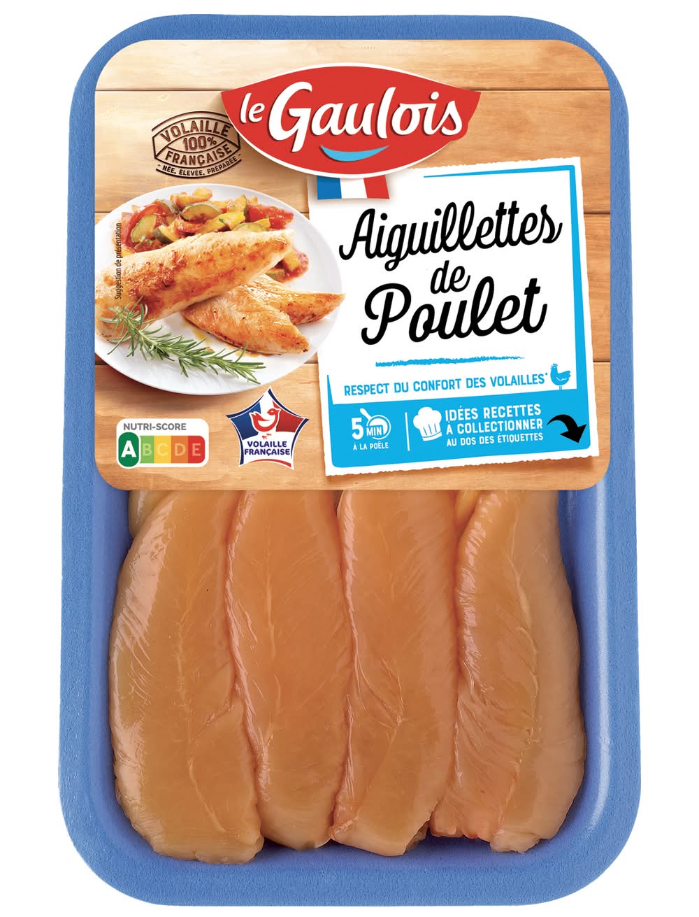 Le Gaulois - Aiguillettes de poulet jaune (210g)