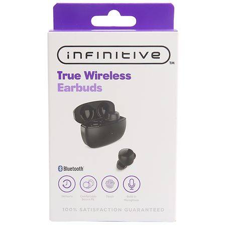 Infinitive True Wireless Earbuds, Black