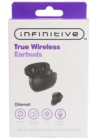 Infinitive True Wireless Earbuds, Black