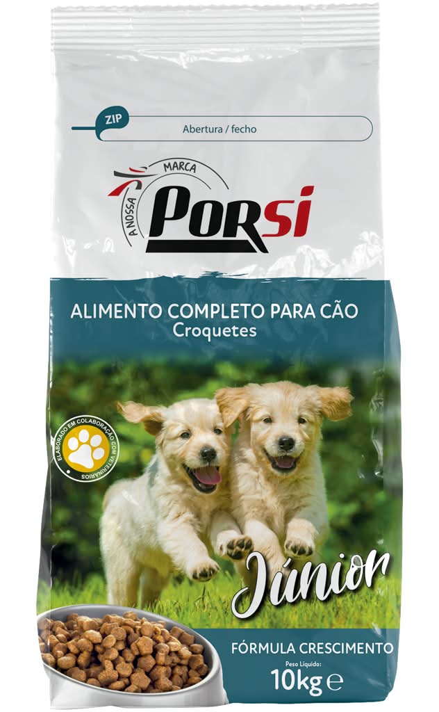 PorSi - Ração seca para cão júnior, 10 kg