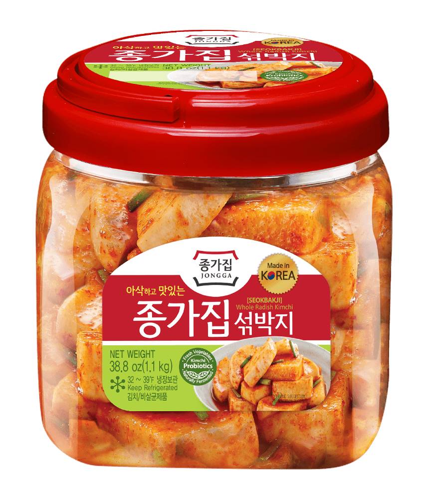 Jongga Whole Redish Kimchi (38.8 oz)