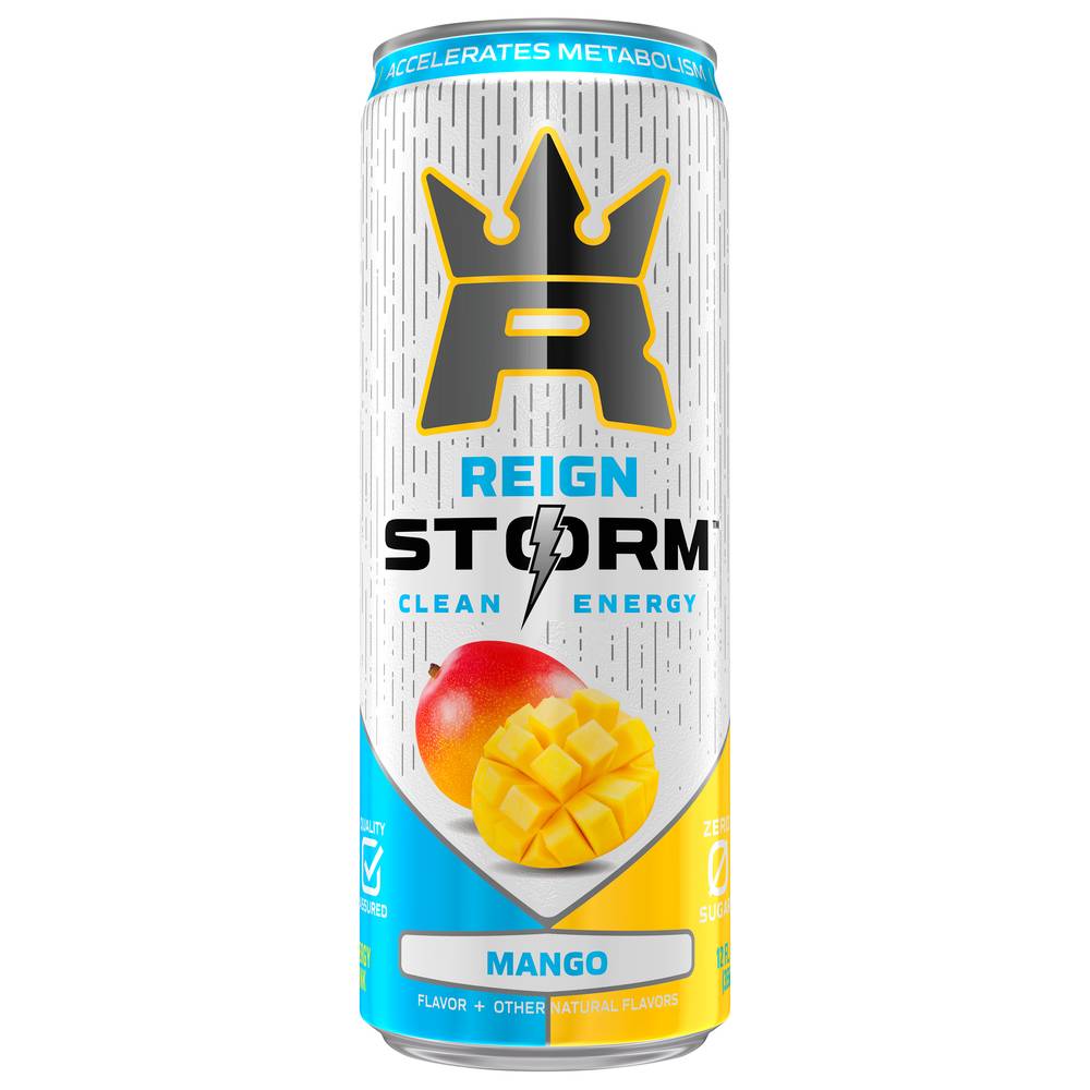 Reign Storm Clean Energy Drink, Mango (12 fl oz)