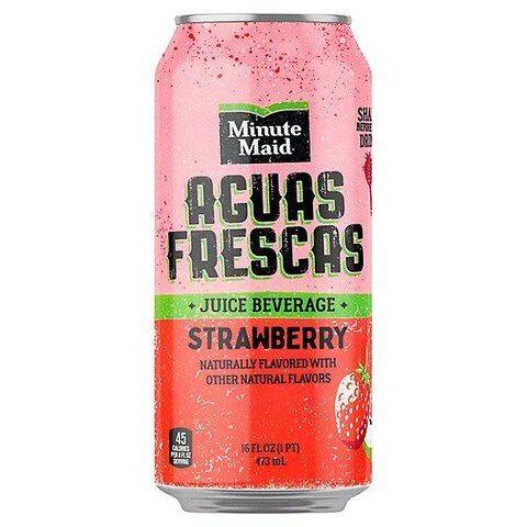 Minute Maid Aguas Frescas Strawberry 16oz Can