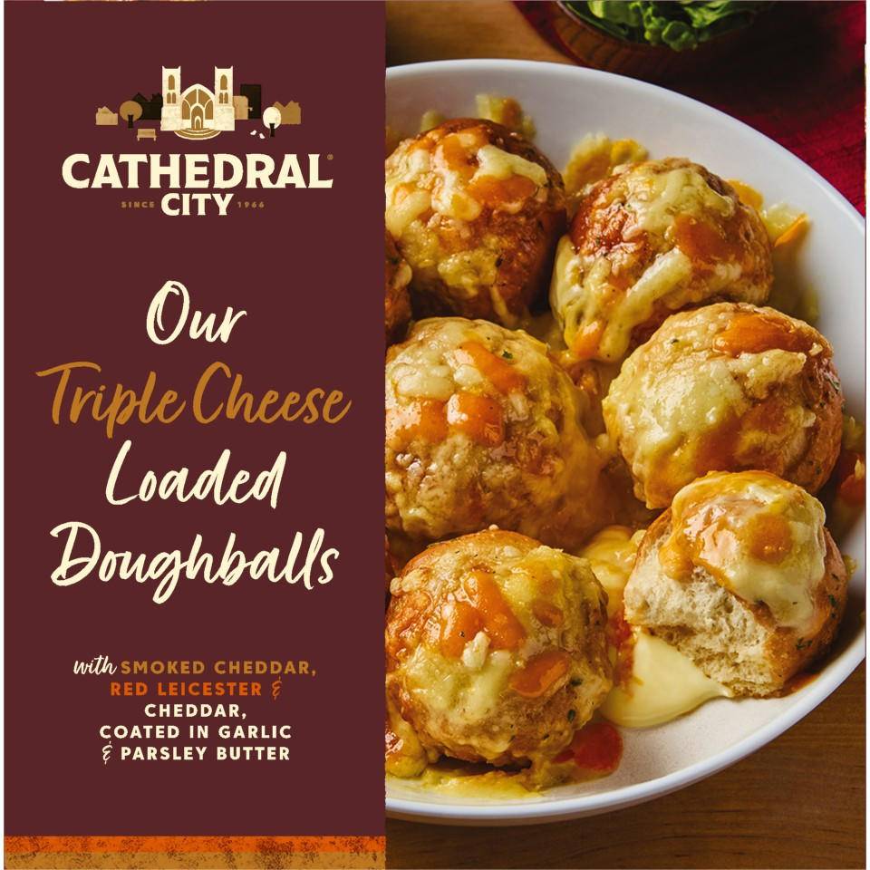 Cathedral City Triple Cheese Loaded Doughballs (380g)