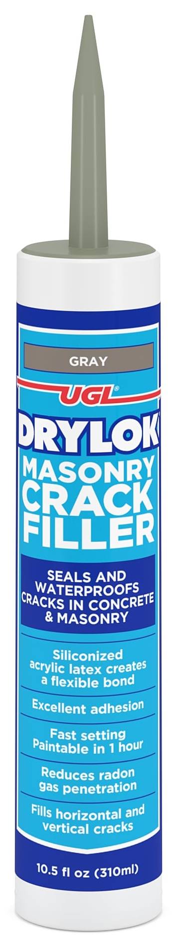 DRYLOK Masonry Caulk 10.5 Ounce(s) Stucco Mortar Concrete Crack repair | 30507