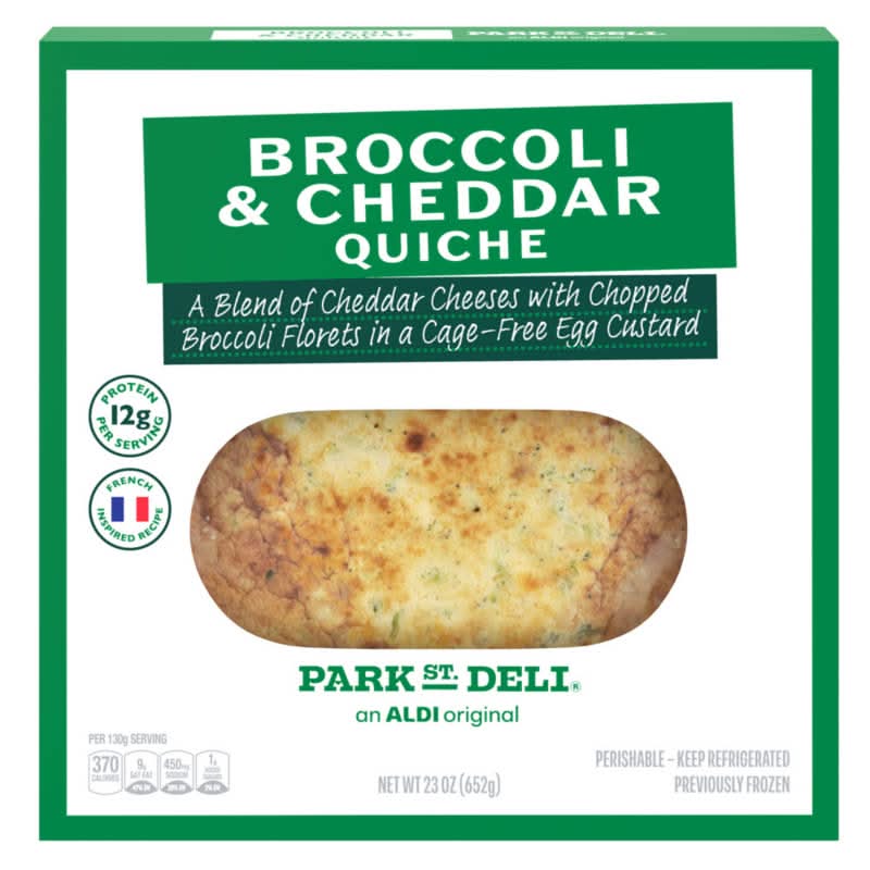 Park Street Deli Quiche, Broccoli & Cheddar (23 oz)