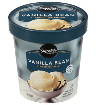Signature Select Ice Cream, Vanilla Bean (1 pint)