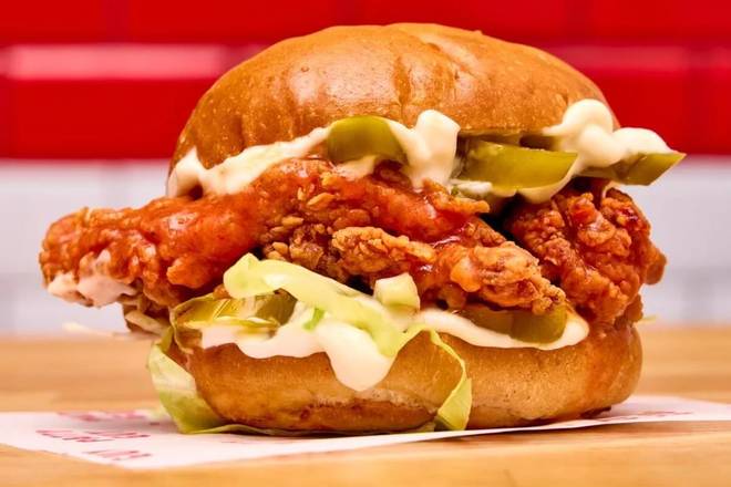 Buffalo Ranger Chicken Burger